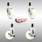 Service Caster 4 Inch 316SS Nylon Wheel Swivel 1-3/8 Inch Expanding Stem Caster Brake SCC, 2PK SCC-SS316EX20S414-NYS-2-TLB-2-138 - alternate 5